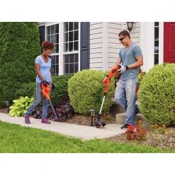 Factory Reconditioned Black & Decker LCC222R 20V MAX Lithium-Ion Cordless String Trimmer / Sweeper Combo Kit With 2 Batteries (1.5 Ah) -RECONDITIONED PRODUCTS Store bdkrlcc222r b