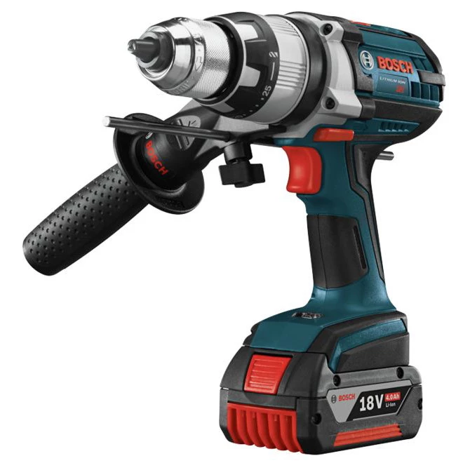 Factory Reconditioned Bosch CLPK222-181-RT 18V 4.0 Ah Cordless Lithium-Ion Brute Tough Hammer Drill And Hex Impact Driver Combo Kit 4 Factory Reconditioned Bosch CLPK222-181-RT 18V 4.0 Ah Cordless Lithium-Ion Brute Tough Hammer Drill And Hex Impact Driver Combo Kit - Image 2