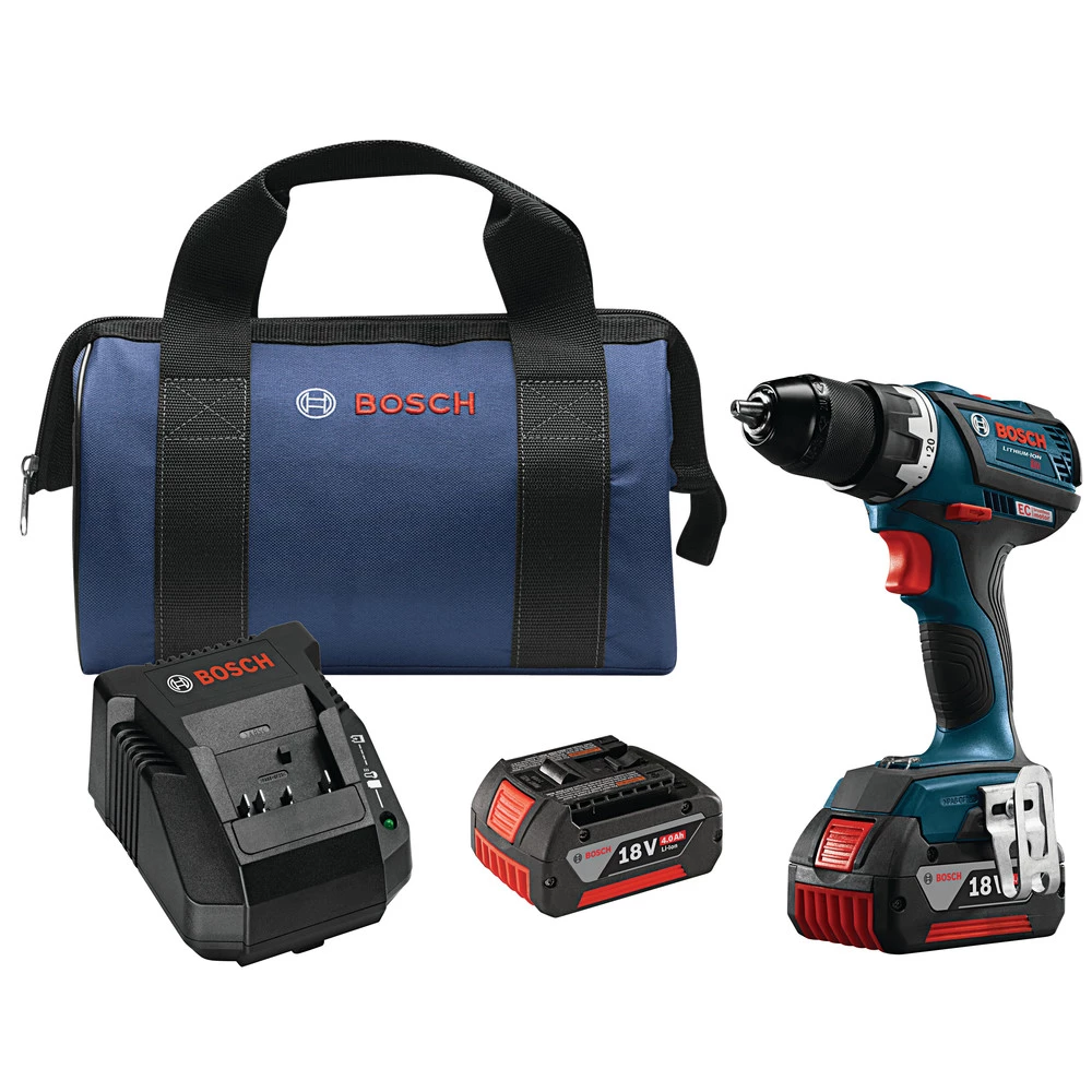 Factory Reconditioned Bosch DDS183-01-RT 18V Lithium-Ion EC Brushless Compact Tough 1/2 In. Cordless Drill Driver Kit (4 Ah) 3 Factory Reconditioned Bosch DDS183-01-RT 18V Lithium-Ion EC Brushless Compact Tough 1/2 In. Cordless Drill Driver Kit (4 Ah)