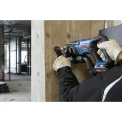 Factory Reconditioned Bosch GBH18V-26DK15-RT 18V EC Brushless Lithium-Ion SDS-Plus Bulldog 1 In. Cordless Rotary Hammer Kit (4 Ah) -RECONDITIONED PRODUCTS Store bshrgbh18v 26dk15 rt g