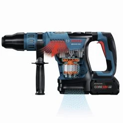 Factory Reconditioned Bosch GBH18V-36CK24-RT PROFACTOR 18V Brushless Lithium-Ion 1-9/16 In. Cordless SDS-max Rotary Hammer Kit With BiTurbo Technology And (2) 8 Ah Batteries -RECONDITIONED PRODUCTS Store bshrgbh18v 36ck24 rt c