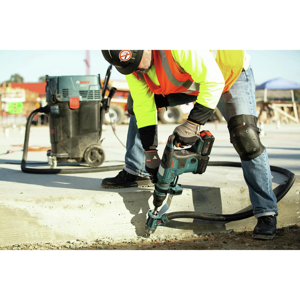 Factory Reconditioned Bosch GBH18V-36CN-RT PROFACTOR 18V Brushless Lithium-Ion 1-9/16 In. Cordless SDS-max Rotary Hammer Kit With BiTurbo Technology (Tool Only) 8 Factory Reconditioned Bosch GBH18V-36CN-RT PROFACTOR 18V Brushless Lithium-Ion 1-9/16 In. Cordless SDS-max Rotary Hammer Kit With BiTurbo Technology (Tool Only) - Image 6