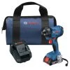 Factory Reconditioned Bosch GDR18V-1400B12-RT 18V Compact Lithium-Ion 1/4 In. Cordless Hex Impact Driver Kit (2 Ah) -RECONDITIONED PRODUCTS Store bshrgdr18v 1400b12 rt