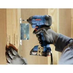 Factory Reconditioned Bosch GDR18V-1400B12-RT 18V Compact Lithium-Ion 1/4 In. Cordless Hex Impact Driver Kit (2 Ah) -RECONDITIONED PRODUCTS Store bshrgdr18v 1400b12 rt g