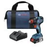 Factory Reconditioned Bosch GDX18V-1800B12-RT 18V EC Brushless Lithium-Ion 1/4 In. And 1/2 In. Cordless 2-in-1 Bit/Socket Impact Driver Kit (2 Ah) 2 Factory Reconditioned Bosch GDX18V-1800B12-RT 18V EC Brushless Lithium-Ion 1/4 In. And 1/2 In. Cordless 2-in-1 Bit/Socket Impact Driver Kit (2 Ah) -RECONDITIONED PRODUCTS Store bshrgdx18v 1800b12 rt