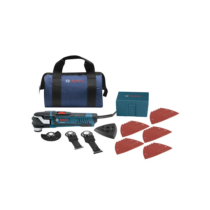 Factory Reconditioned Bosch GOP40-30B-RT Multi-X 3.0 Amp StarlockPlus Oscillating Tool Kit W/Snap-In Blade Attachment 3 Factory Reconditioned Bosch GOP40-30B-RT Multi-X 3.0 Amp StarlockPlus Oscillating Tool Kit W/Snap-In Blade Attachment