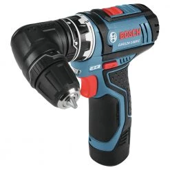 Factory Reconditioned Bosch GSR12V-140FCB22-RT 12V Lithium-Ion Max FlexiClick 5-In-1 1/4 In. Cordless Drill Driver System Kit (2 Ah) -RECONDITIONED PRODUCTS Store bshrgsr12v 140fcb22 rt b