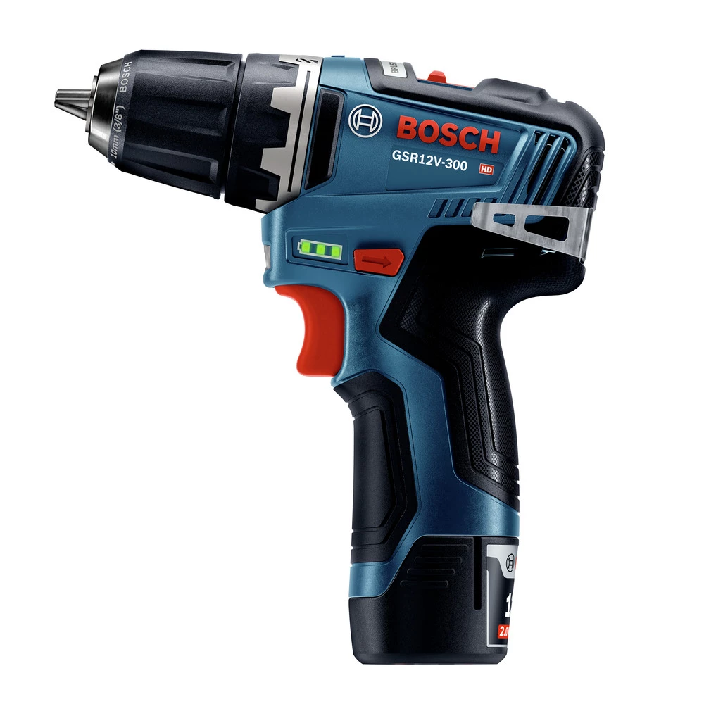 Factory Reconditioned Bosch GSR12V-300B22-RT 12V Max EC Brushless Lithium-Ion 3/8 In. Cordless Drill Driver Kit (2 Ah) 5 Factory Reconditioned Bosch GSR12V-300B22-RT 12V Max EC Brushless Lithium-Ion 3/8 In. Cordless Drill Driver Kit (2 Ah) - Image 3