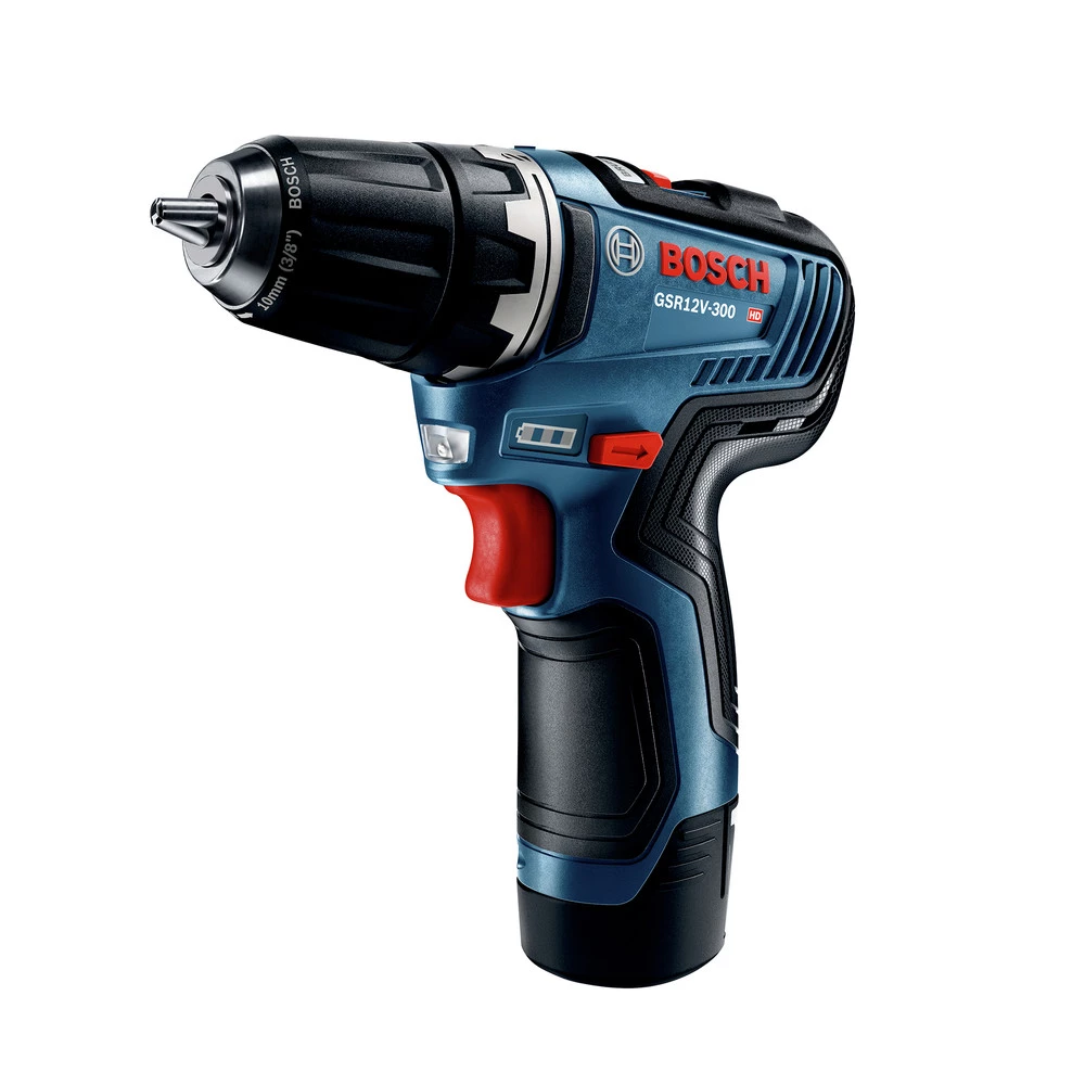 Factory Reconditioned Bosch GSR12V-300B22-RT 12V Max EC Brushless Lithium-Ion 3/8 In. Cordless Drill Driver Kit (2 Ah) 4 Factory Reconditioned Bosch GSR12V-300B22-RT 12V Max EC Brushless Lithium-Ion 3/8 In. Cordless Drill Driver Kit (2 Ah) - Image 2