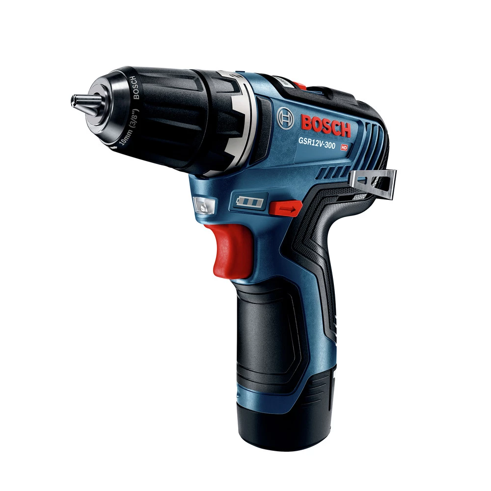 Factory Reconditioned Bosch GSR12V-300B22-RT 12V Max EC Brushless Lithium-Ion 3/8 In. Cordless Drill Driver Kit (2 Ah) 6 Factory Reconditioned Bosch GSR12V-300B22-RT 12V Max EC Brushless Lithium-Ion 3/8 In. Cordless Drill Driver Kit (2 Ah) - Image 4