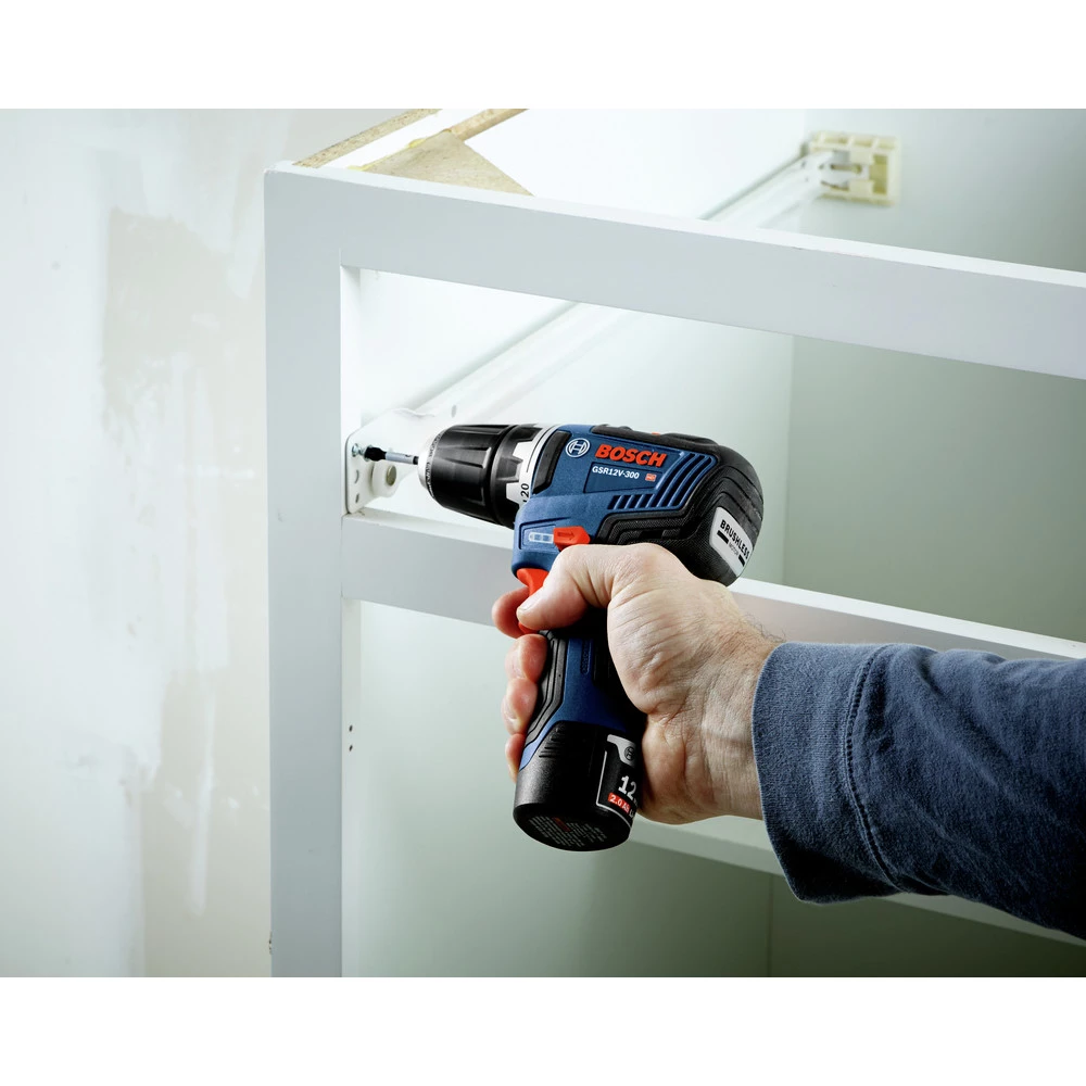 Factory Reconditioned Bosch GSR12V-300B22-RT 12V Max EC Brushless Lithium-Ion 3/8 In. Cordless Drill Driver Kit (2 Ah) 8 Factory Reconditioned Bosch GSR12V-300B22-RT 12V Max EC Brushless Lithium-Ion 3/8 In. Cordless Drill Driver Kit (2 Ah) - Image 6