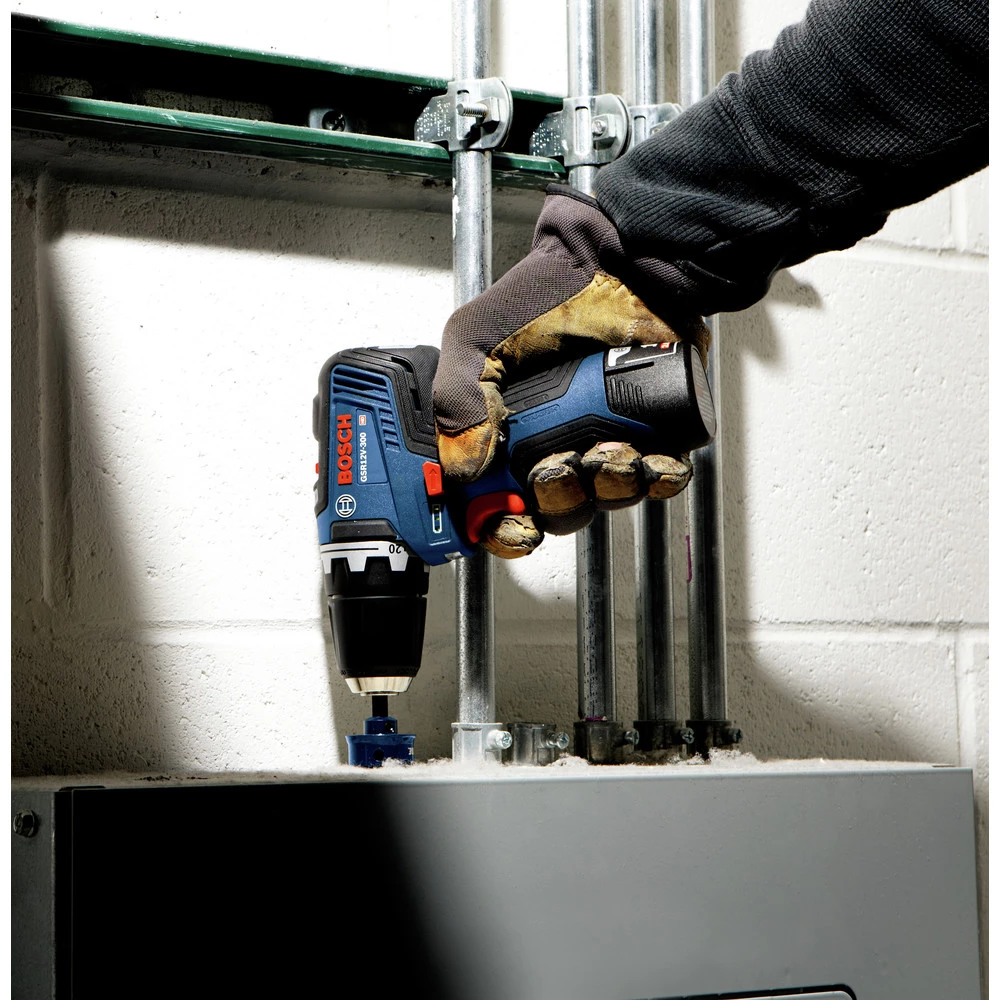 Factory Reconditioned Bosch GSR12V-300B22-RT 12V Max EC Brushless Lithium-Ion 3/8 In. Cordless Drill Driver Kit (2 Ah) 9 Factory Reconditioned Bosch GSR12V-300B22-RT 12V Max EC Brushless Lithium-Ion 3/8 In. Cordless Drill Driver Kit (2 Ah) - Image 7