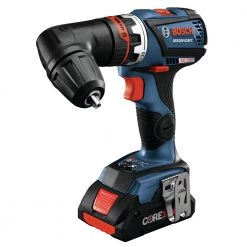 Factory Reconditioned Bosch GSR18V-535FCB15-RT 18V EC Brushless Connected-Ready Flexiclick 5-in-1 Cordless Drill Driver System Kit (4 Ah) -RECONDITIONED PRODUCTS Store bshrgsr18v 535fcb15 rt f