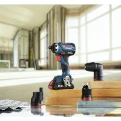 Factory Reconditioned Bosch GSR18V-535FCB15-RT 18V EC Brushless Connected-Ready Flexiclick 5-in-1 Cordless Drill Driver System Kit (4 Ah) -RECONDITIONED PRODUCTS Store bshrgsr18v 535fcb15 rt l