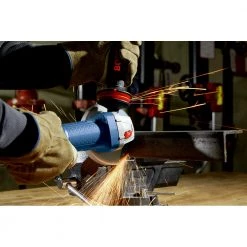 Factory Reconditioned Bosch GWS10-45PE-RT 10 Amp 4-1/2 In. Angle Grinder With Paddle Switch -RECONDITIONED PRODUCTS Store bshrgws10 45pe rt c