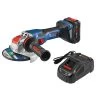 Factory Reconditioned Bosch GWX18V-13CB14-RT PROFACTOR 18V Spitfire X-LOCK Connected-Ready 5 - 6 In. Cordless Angle Grinder Kit With Slide Switch (8.0 Ah)