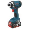 Factory Reconditioned Bosch IDS181-01-RT 18V Compact Tough 1/4 In. Hex Impact Driver With 2 HC FatPack Lithium-Ion Batteries -RECONDITIONED PRODUCTS Store bshrids181 01 rt