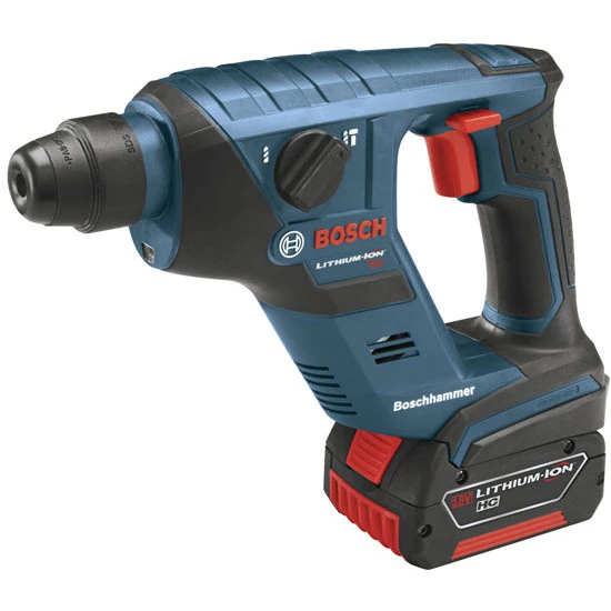 Factory Reconditioned Bosch RHS181K-RT 18V Cordless Lithium-Ion Compact SDS-Plus Rotary Hammer Kit 4 Factory Reconditioned Bosch RHS181K-RT 18V Cordless Lithium-Ion Compact SDS-Plus Rotary Hammer Kit - Image 2