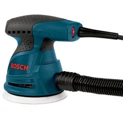 Factory Reconditioned Bosch ROS20VSC-RT 5 In. VS Palm Random Orbit Sander Kit With Canvas Carrying Bag -RECONDITIONED PRODUCTS Store bshrros20vsc rt c