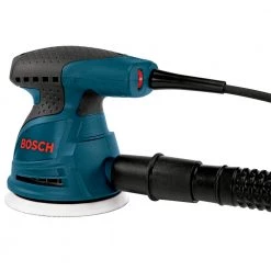 Factory Reconditioned Bosch ROS20VSC-RT 5 In. VS Palm Random Orbit Sander Kit With Canvas Carrying Bag -RECONDITIONED PRODUCTS Store bshrros20vsc rt d