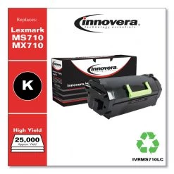 Factory Reconditioned Innovera IVRMS710LC Remanufactured 25000 Page High Yield Toner Cartridge For Lexmark MS710/MX710 - Black 7 Factory Reconditioned Innovera IVRMS710LC Remanufactured 25000 Page High Yield Toner Cartridge For Lexmark MS710/MX710 - Black -RECONDITIONED PRODUCTS Store ivrrms710lc b