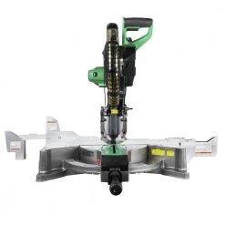 Factory Reconditioned Metabo HPT C12FDHSM 15 Amp Dual Bevel 12 In. Corded Miter Saw With Laser Guide -RECONDITIONED PRODUCTS Store mhprc12fdhsm a