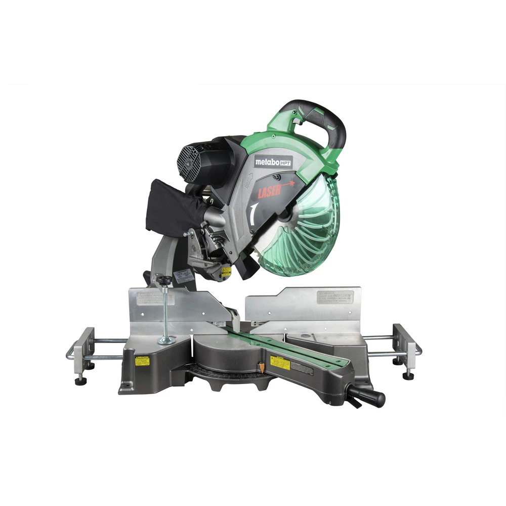 Factory Reconditioned Metabo HPT C12RSH2SM 15 Amp Dual Bevel 12 In. Corded Sliding Compound Miter Saw 4 Factory Reconditioned Metabo HPT C12RSH2SM 15 Amp Dual Bevel 12 In. Corded Sliding Compound Miter Saw - Image 2