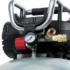 Factory Reconditioned Metabo HPT EC710SMR 1 HP 6 Gallon Oil-Free Pancake Air Compressor -RECONDITIONED PRODUCTS Store mhprec710smr b