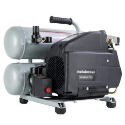 Factory Reconditioned Metabo HPT EC99SM 2 HP 4 Gallon Oil-Lube Twin Stack Air Compressor 8 Factory Reconditioned Metabo HPT EC99SM 2 HP 4 Gallon Oil-Lube Twin Stack Air Compressor -RECONDITIONED PRODUCTS Store mhprec99sm b