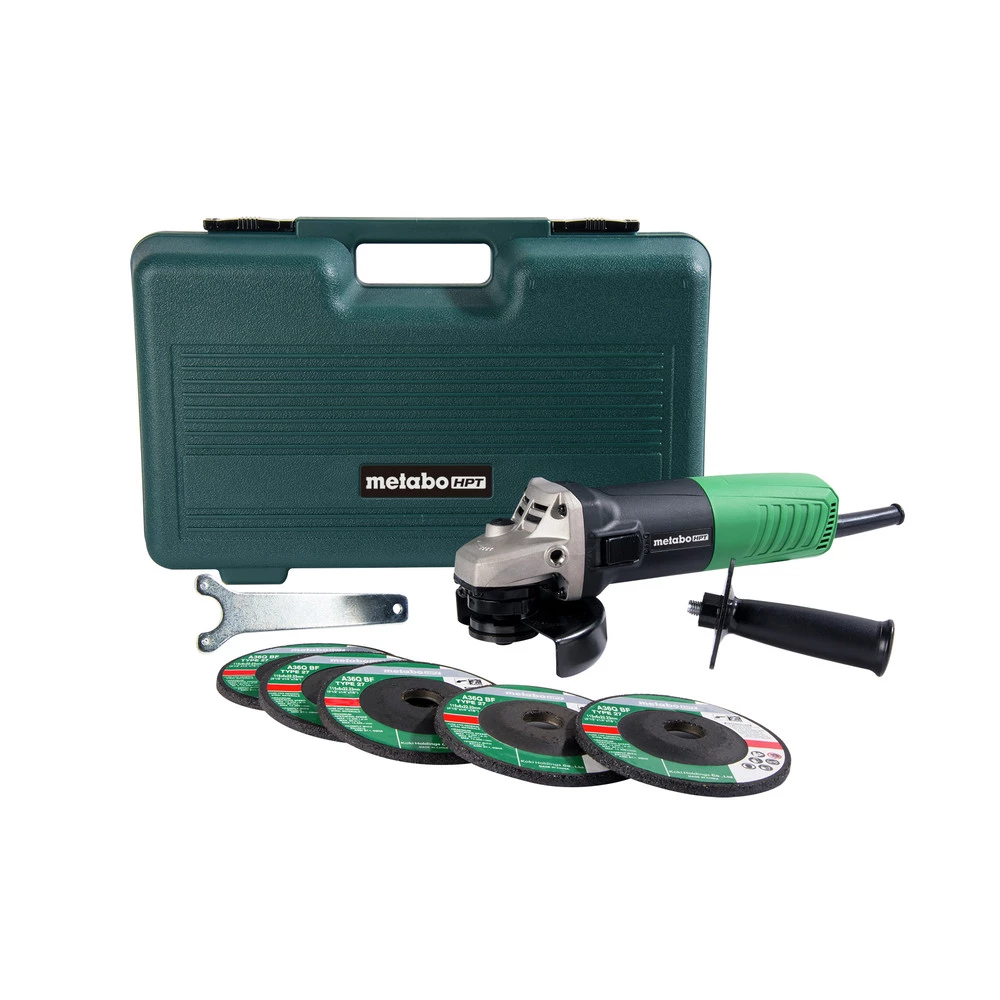 Factory Reconditioned Metabo HPT G12SR4M 6.2 Amp 4-1/2 In. Angle Grinder 3 Factory Reconditioned Metabo HPT G12SR4M 6.2 Amp 4-1/2 In. Angle Grinder