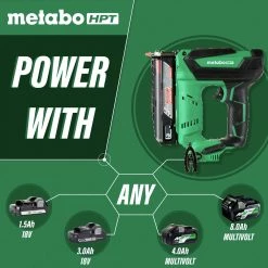 Factory Reconditioned Metabo HPT NP18DSALM 18V Cordless 1-3/8 In. 23-Gauge Pin Nailer Kit -RECONDITIONED PRODUCTS Store mhprnp18dsalmr b