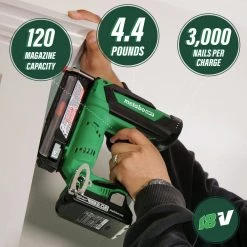 Factory Reconditioned Metabo HPT NP18DSALM 18V Cordless 1-3/8 In. 23-Gauge Pin Nailer Kit -RECONDITIONED PRODUCTS Store mhprnp18dsalmr c