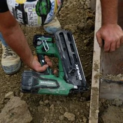 Factory Reconditioned Metabo HPT NR3675DDMR MultiVolt 36V Brushless Lithium-Ion 21 Degree 3-1/2 In. Cordless Duplex Nailer Kit (2.5 Ah) -RECONDITIONED PRODUCTS Store mhprnr3675ddmr n