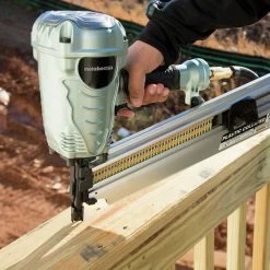 Factory Reconditioned Metabo HPT NR90AES1M 2 In. To 3-1/2 In. Plastic Collated Framing Nailer -RECONDITIONED PRODUCTS Store mhprnr90aes1mr e