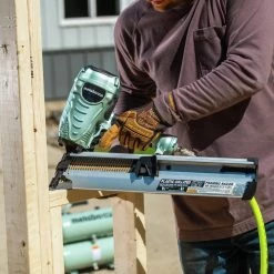 Factory Reconditioned Metabo HPT NR90AES1M 2 In. To 3-1/2 In. Plastic Collated Framing Nailer -RECONDITIONED PRODUCTS Store mhprnr90aes1mr f