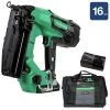 Factory Reconditioned Metabo HPT NT1865DMMR 18V Brushless Lithium-Ion 16 Gauge Cordless Straight Brad Nailer Kit (3 Ah) -RECONDITIONED PRODUCTS Store mhprnt1865dmmr
