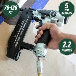 Factory Reconditioned Metabo HPT NT50AE2M 18-Gauge 2 In. Finish Brad Nailer Kit -RECONDITIONED PRODUCTS Store mhprnt50ae2mr b
