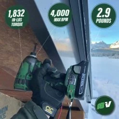 Factory Reconditioned Metabo HPT WH18DBDL2M 18V Brushless Lithium-Ion 1/4 In. Cordless Triple Hammer Impact Driver Kit (3 Ah) -RECONDITIONED PRODUCTS Store mhprwh18dbdl2m c