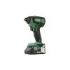 Factory Reconditioned Metabo HPT WH18DBFL2SM 18V Brushless Lithium-Ion 1/4 In. Cordless Impact Driver Kit (3 Ah) -RECONDITIONED PRODUCTS Store mhprwh18dbfl2sm