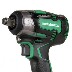 Factory Reconditioned Metabo HPT WR18DBDL2Q4M 18V Brushless Lithium-Ion 1/4 In. Cordless Triple Hammer Impact Wrench (Tool Only) -RECONDITIONED PRODUCTS Store mhprwr18dbdl2q4 d