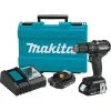 Factory Reconditioned Makita XPH11RB-R 18V LXT Brushless Sub-Compact Lithium-Ion 1/2 In. Cordless Hammer Drill Driver Kit With 2 Batteries (2 Ah)