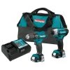 Factory Reconditioned Makita CT232-R CXT 12V Max Brushless Lithium-Ion Cordless Drill Driver And Impact Driver Combo Kit (1.5 Ah) -RECONDITIONED PRODUCTS Store mktrct232 r