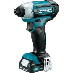 Factory Reconditioned Makita DT03R1-R 12V Max CXT Brushed Lithium-Ion 1/4 In. Cordless Impact Driver Kit With 2 Batteries (2 Ah) -RECONDITIONED PRODUCTS Store mktrdt03r1 r a
