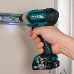 Factory Reconditioned Makita DT03R1-R 12V Max CXT Brushed Lithium-Ion 1/4 In. Cordless Impact Driver Kit With 2 Batteries (2 Ah) -RECONDITIONED PRODUCTS Store mktrdt03r1 r c