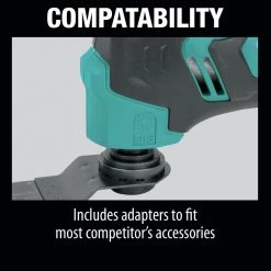 Factory Reconditioned Makita MT01Z-R 12V Max CXT Brushless Lithium-Ion Cordless Multi-Tool (Tool Only) -RECONDITIONED PRODUCTS Store mktrmt01z r k