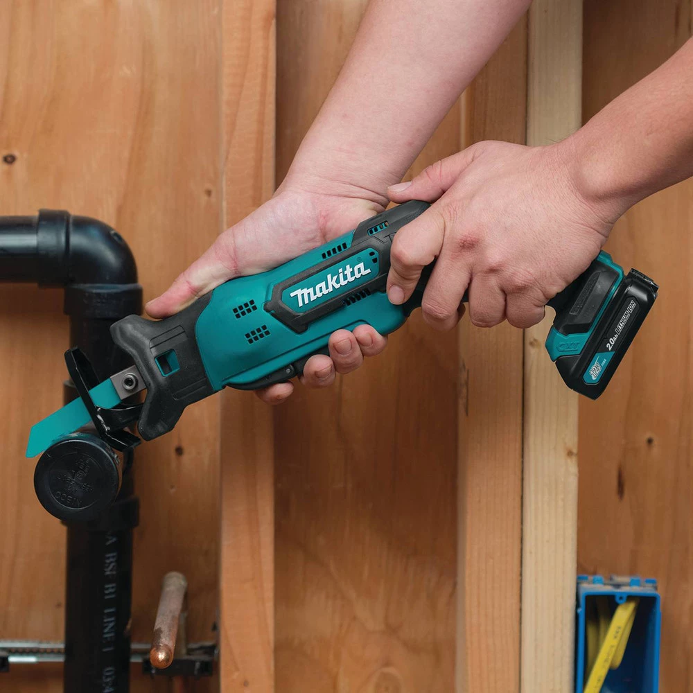 Factory Reconditioned Makita RJ03R1-R 12V MAX CXT 2.0 Ah Cordless Lithium-Ion Reciprocating Saw Kit 6 Factory Reconditioned Makita RJ03R1-R 12V MAX CXT 2.0 Ah Cordless Lithium-Ion Reciprocating Saw Kit - Image 4