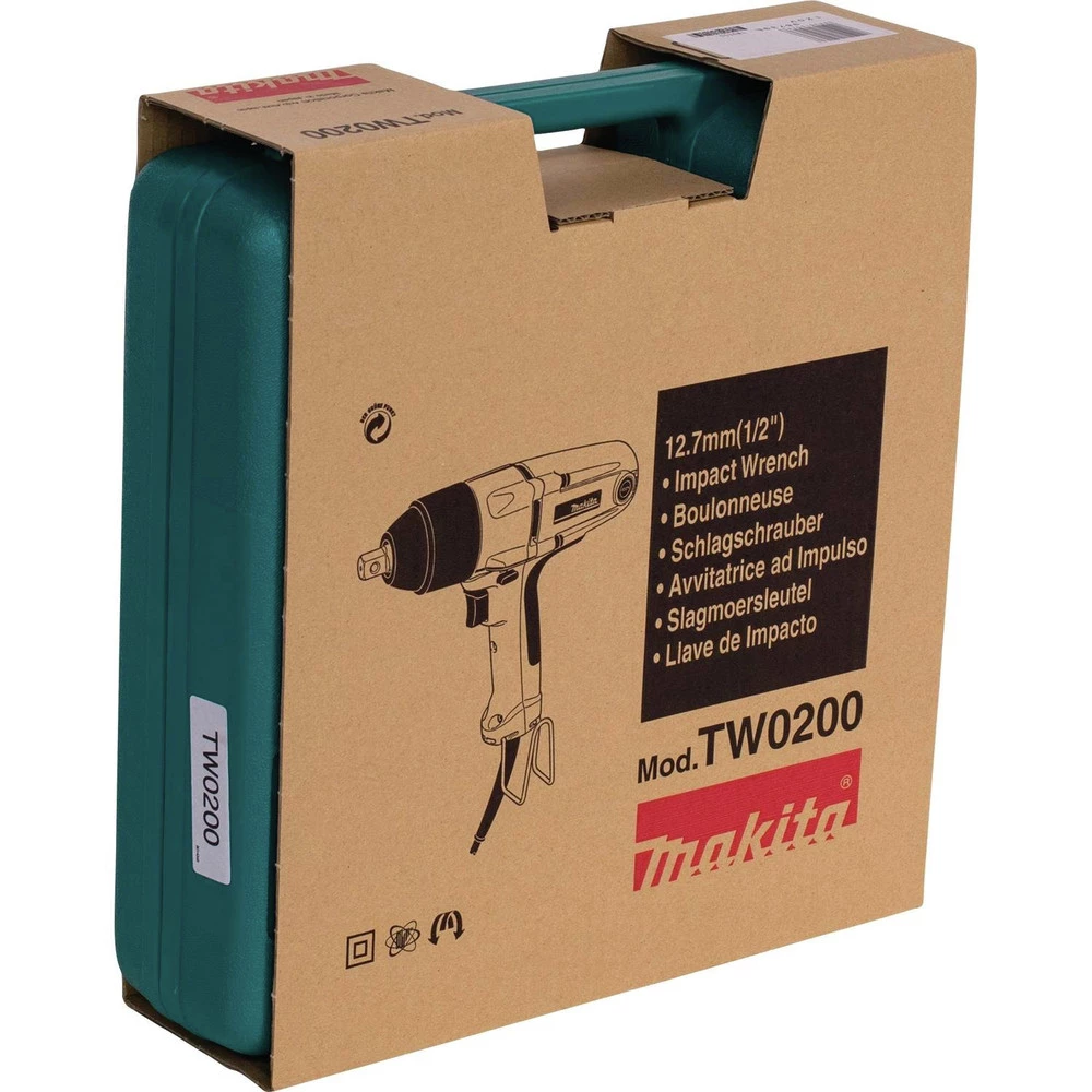 Factory Reconditioned Makita TW0200-R 115V 3.3 Amp Variable Speed 1/2 In. Corded Impact Driver With Detent Pin Anvil 8 Factory Reconditioned Makita TW0200-R 115V 3.3 Amp Variable Speed 1/2 In. Corded Impact Driver With Detent Pin Anvil - Image 6