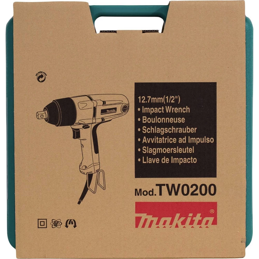 Factory Reconditioned Makita TW0200-R 115V 3.3 Amp Variable Speed 1/2 In. Corded Impact Driver With Detent Pin Anvil 9 Factory Reconditioned Makita TW0200-R 115V 3.3 Amp Variable Speed 1/2 In. Corded Impact Driver With Detent Pin Anvil - Image 7