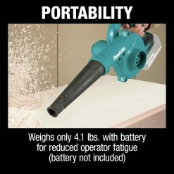 Factory Reconditioned Makita XBU05Z-R 18V LXT Variable Speed Lithium-Ion Cordless Blower (Tool Only) -RECONDITIONED PRODUCTS Store mktrxbu05z r g