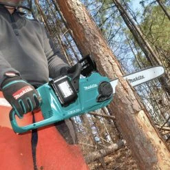 Factory Reconditioned Makita XCU04PT-R 18V X2 (36V) LXT Lithium-Ion Brushless Cordless 16 In. Chainsaw Kit (5.0Ah) -RECONDITIONED PRODUCTS Store mktrxcu04pt r k